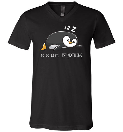 Penguin To Do List V-Neck