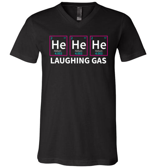 Periodic Table Laughing Gas V-Neck