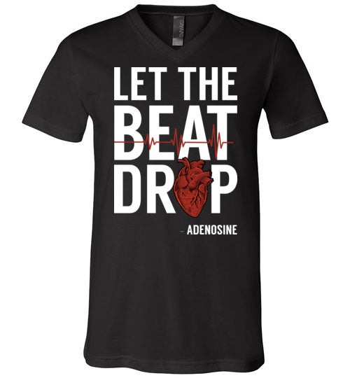 Let The Beat Drop Adenosine V-Neck