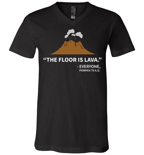 Floor Is Lava Pompeii V-Neck