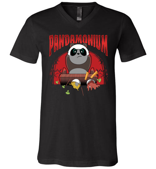 Pandamonium Panda V-Neck