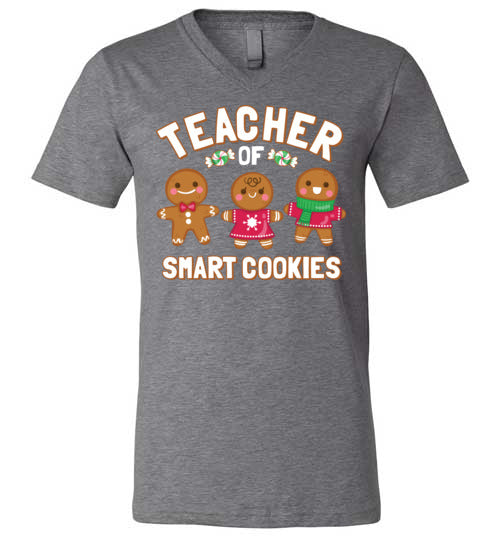 Teacher of Smart Cookies V-Neck