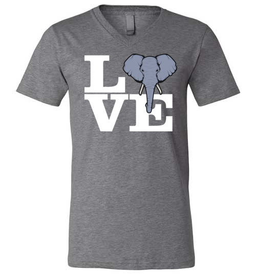 Love Elephants V-Neck