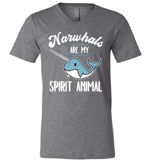 Narwhals Spirit Animal V-Neck
