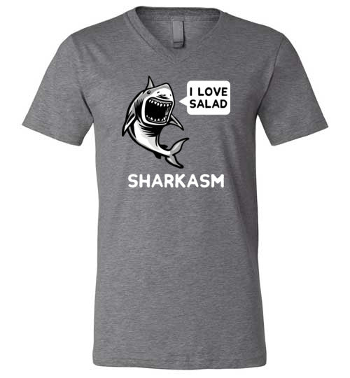 Sharkasm Love Salad V-Neck
