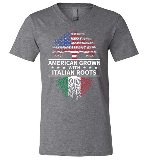 American Grown Italian Roots V-Neck