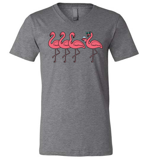 Flamingo Group Wine V-Neck