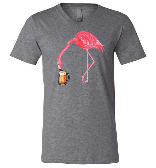 Flamingo Beer V-Neck