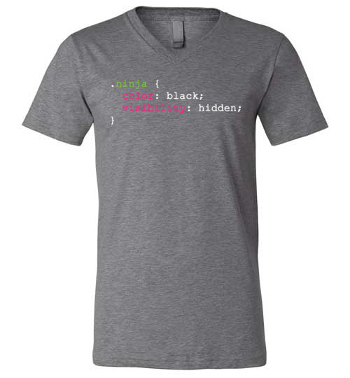 Ninja CSS Coding V-Neck