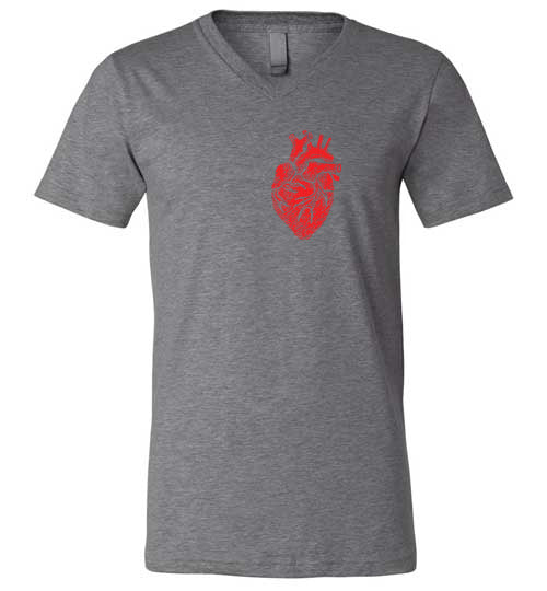 Anatomical Heart V-Neck