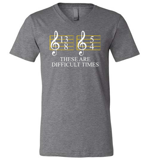 Music These Are Difficult Times V-Neck