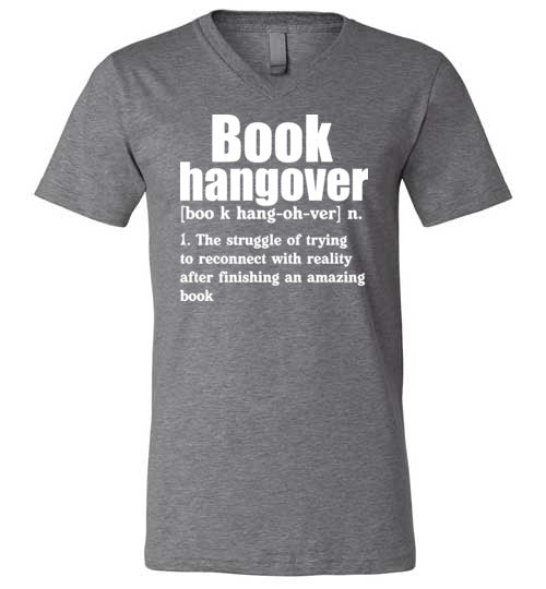 Book Hangover Definition V-Neck