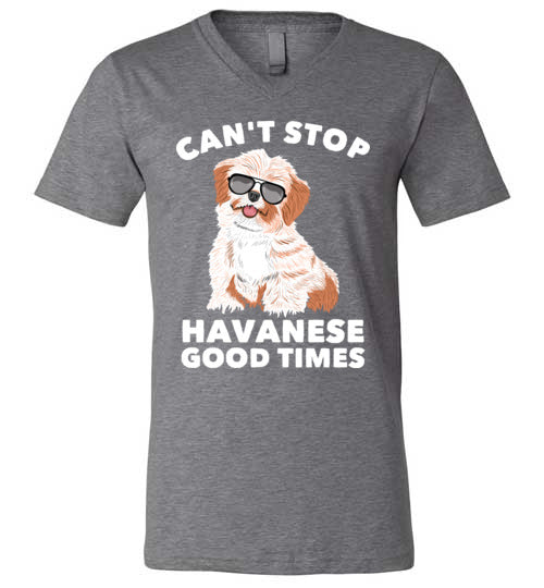 Cant Stop Havanese V-Neck