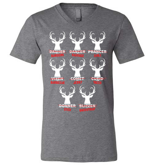 Reindeer Hunter V-Neck