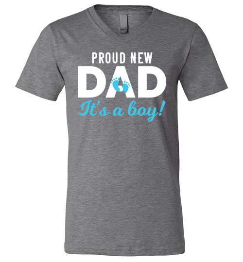 Proud New Dad Boy V-Neck