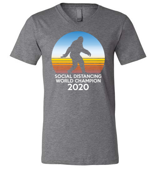 Bigfoot Social Distancing World Champion V-Neck