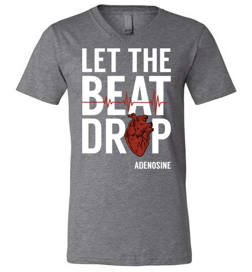 Let The Beat Drop Adenosine V-Neck