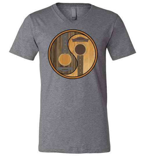 Guitar Yin-Yang V-Neck