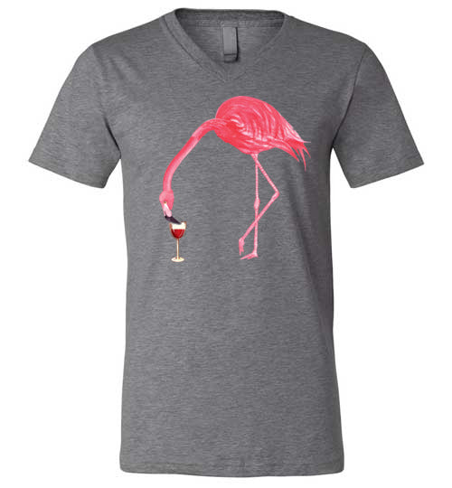 Flamingo Wine V-Neck