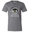 Autism Seeing The World A Little Differently V-Neck