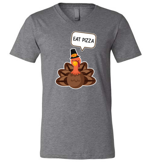 Thanksgiving Eat Pizza V-Neck