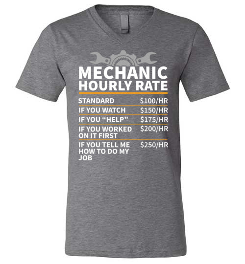 Mechanic Hourly V-Neck