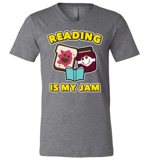 Reading Is My Jam V-Neck