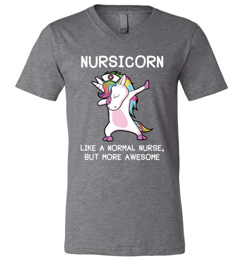 Nursicorn Nurse Unicorn V-Neck