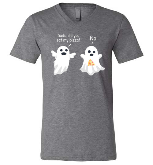Ghost Pizza V-Neck