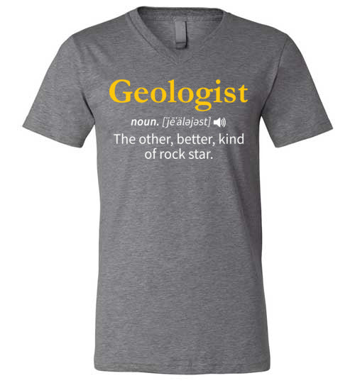 Geologist Rock Star V-Neck