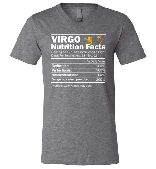 Virgo Nutrition Facts V-Neck