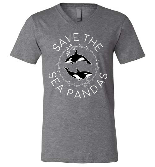 Save The Sea Pandas V-Neck