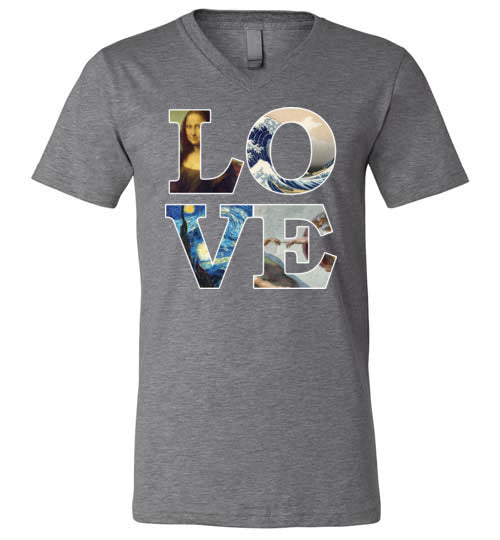 Love Art Masterpieces V-Neck