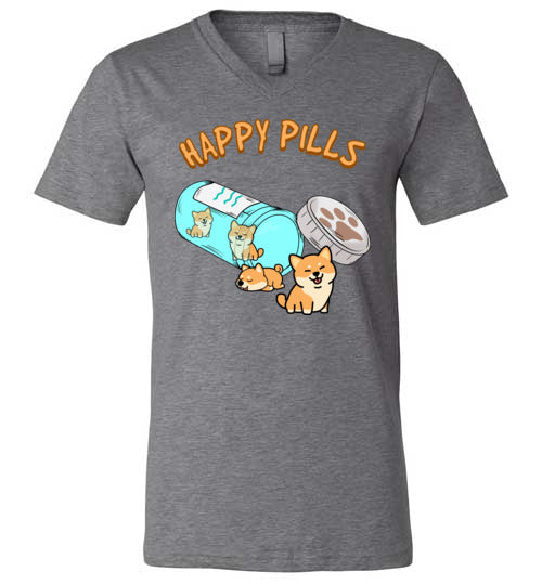 Happy Pills Shiba Inu V-Neck
