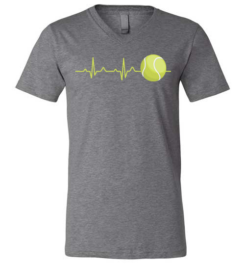 Tennis Heartbeat V-Neck