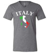 Italy Map Flag V-Neck