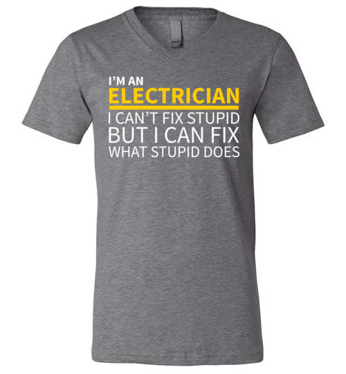 Electrician Cant Fix Stupid V-Neck