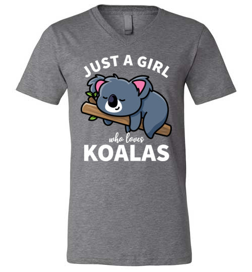 Just a girl who loves koalas V-Neck
