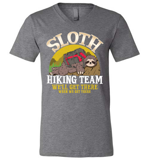 Sloth Hiking Team V-Neck