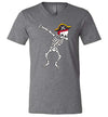 Pirate Dabbing Skeleton V-Neck