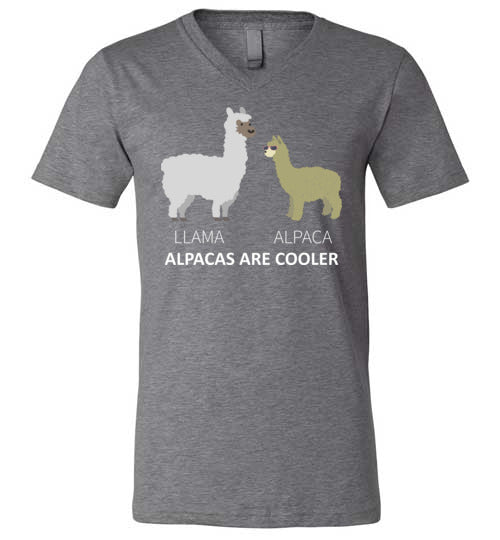 Llama Alpacas Are Cooler V-Neck