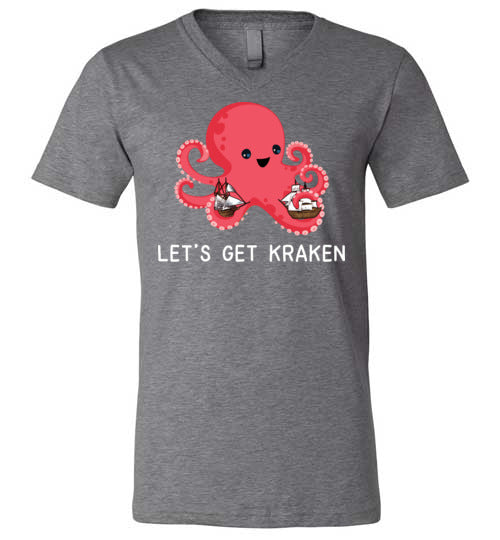 Lets Get Kraken Old Ships V-Neck