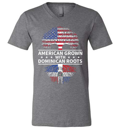 American Grown With Dominican Roots V-Neck