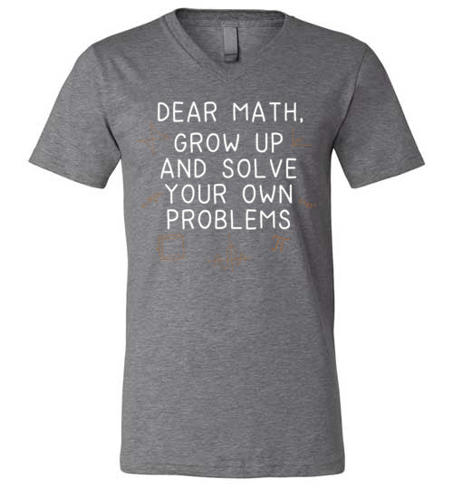 Dear Math V-Neck