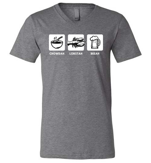 Chowdah Lobstah Beeah V-Neck