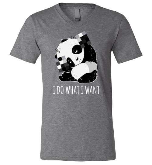 Panda Do What I Want V-Neck