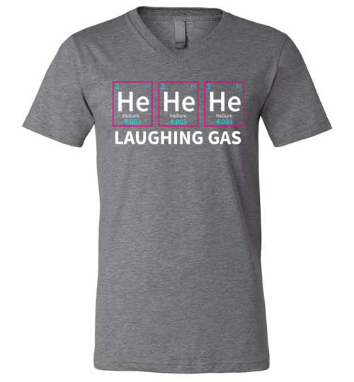 Periodic Table Laughing Gas V-Neck