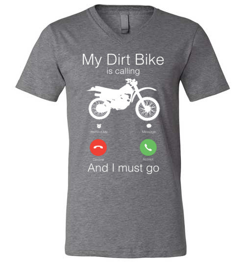 My Dirt Bike Is Calling V-Neck