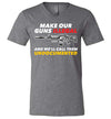 Guns Undocumented V-Neck