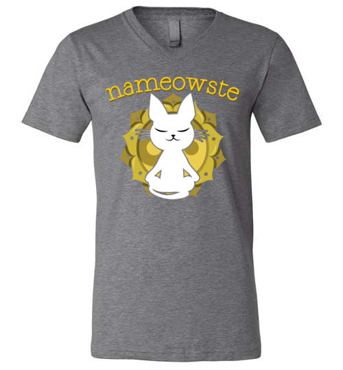Cat Yoga Nameowste V-Neck